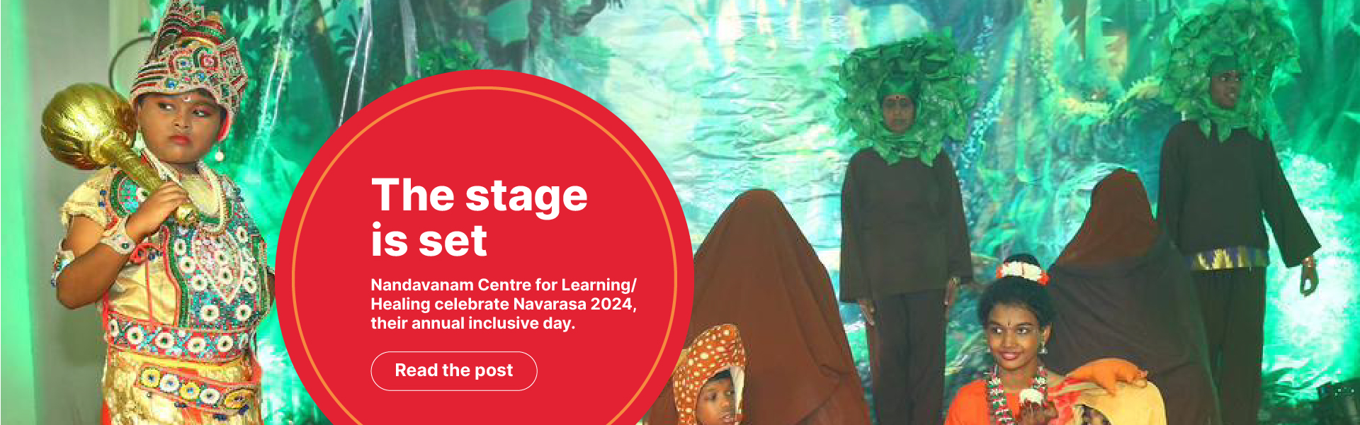 Ramayana drama scene on the stage